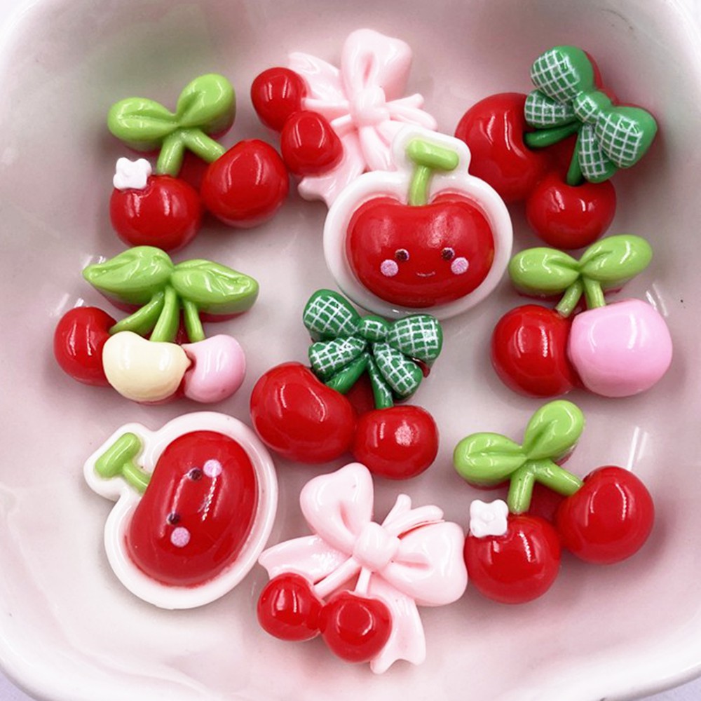 Paradise Jewelry & Watches Dolphin Mall - 24 Buah Warna-warni Kawaii Kartun Bowknort