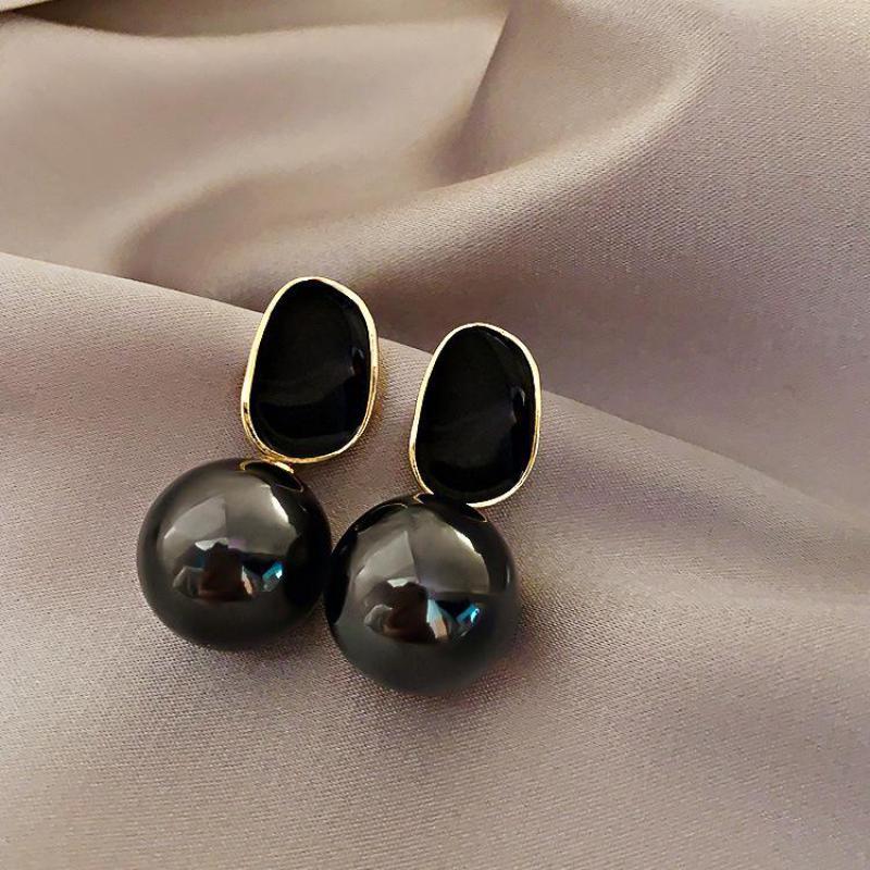 Pearl Stud Earrings - Anting-Anting Mutiara Mulia Kelas Tinggi Merek