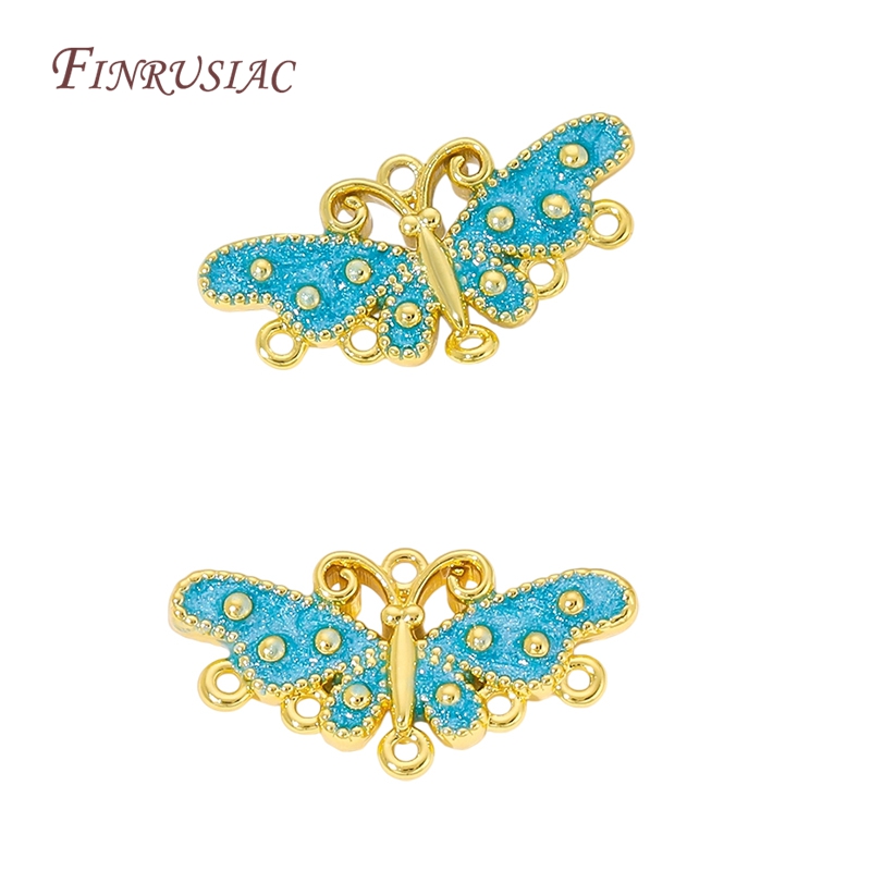 Butterfly Pendant Necklace - Liontin Kupu-kupu Berlapis Emas 18K dengan