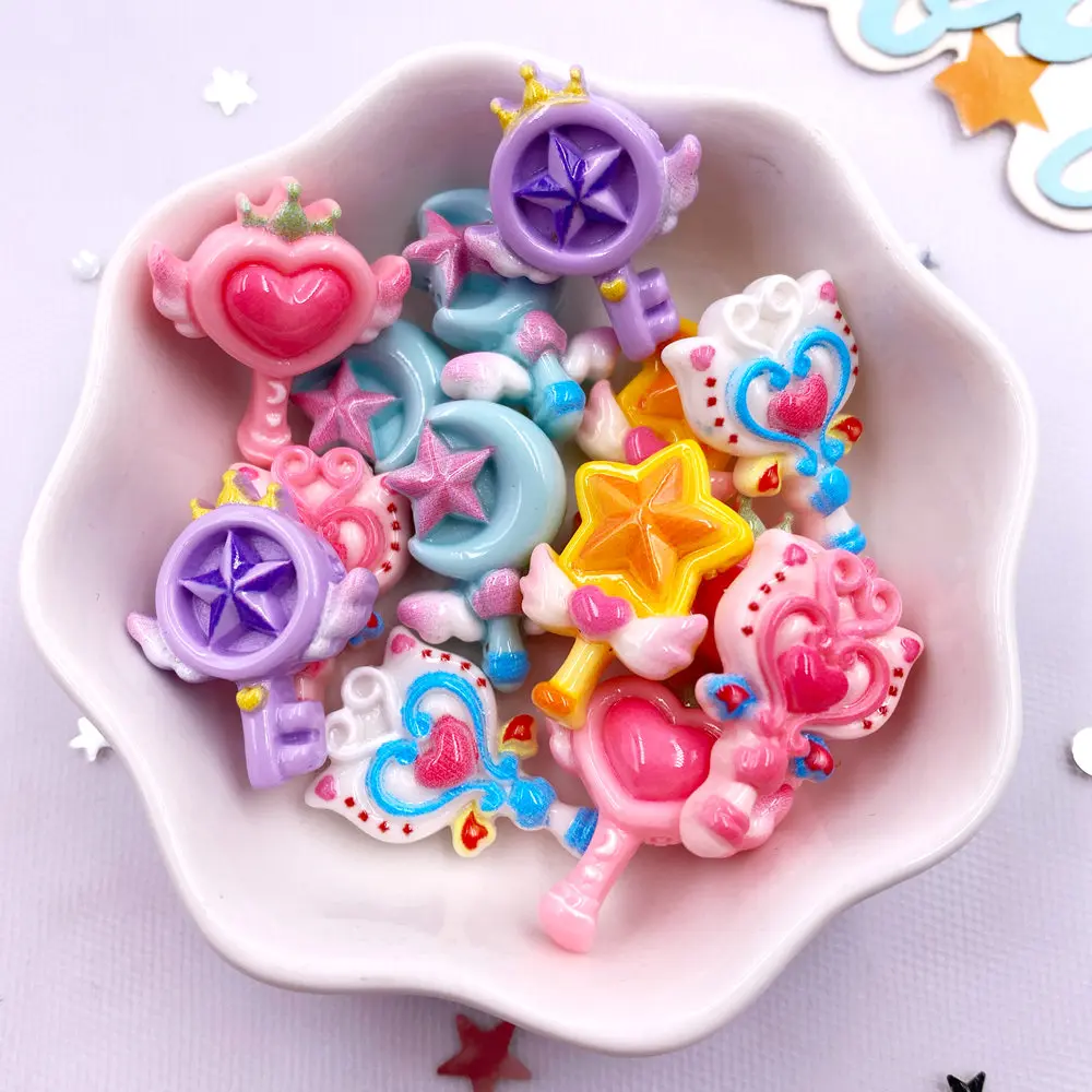 Paradise Jewelry & Watches Dolphin Mall - 20 buah Resin warna-warni kartun cinta