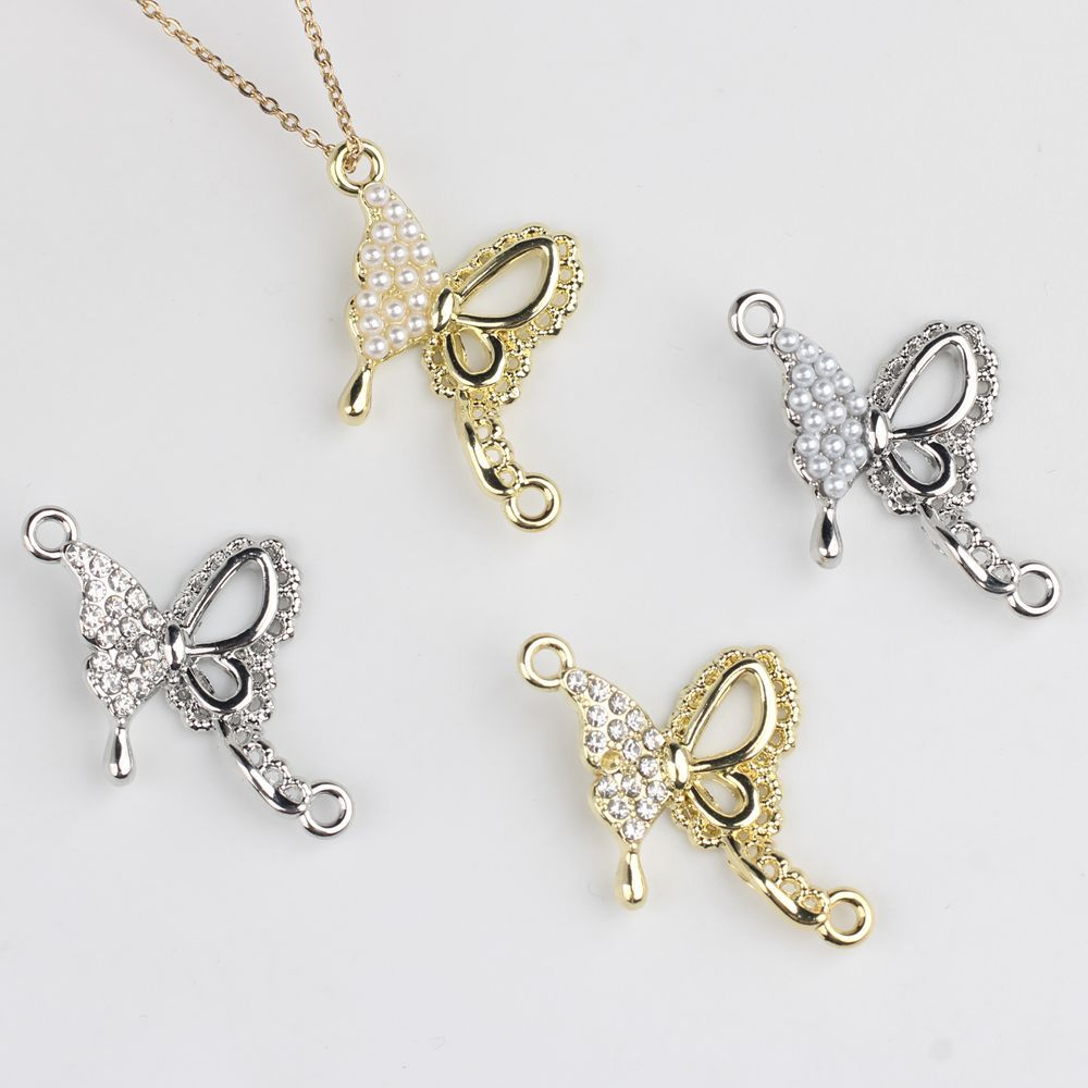 Butterfly Pendant Necklace - 10 buah liontin bentuk kupu-kupu modis,