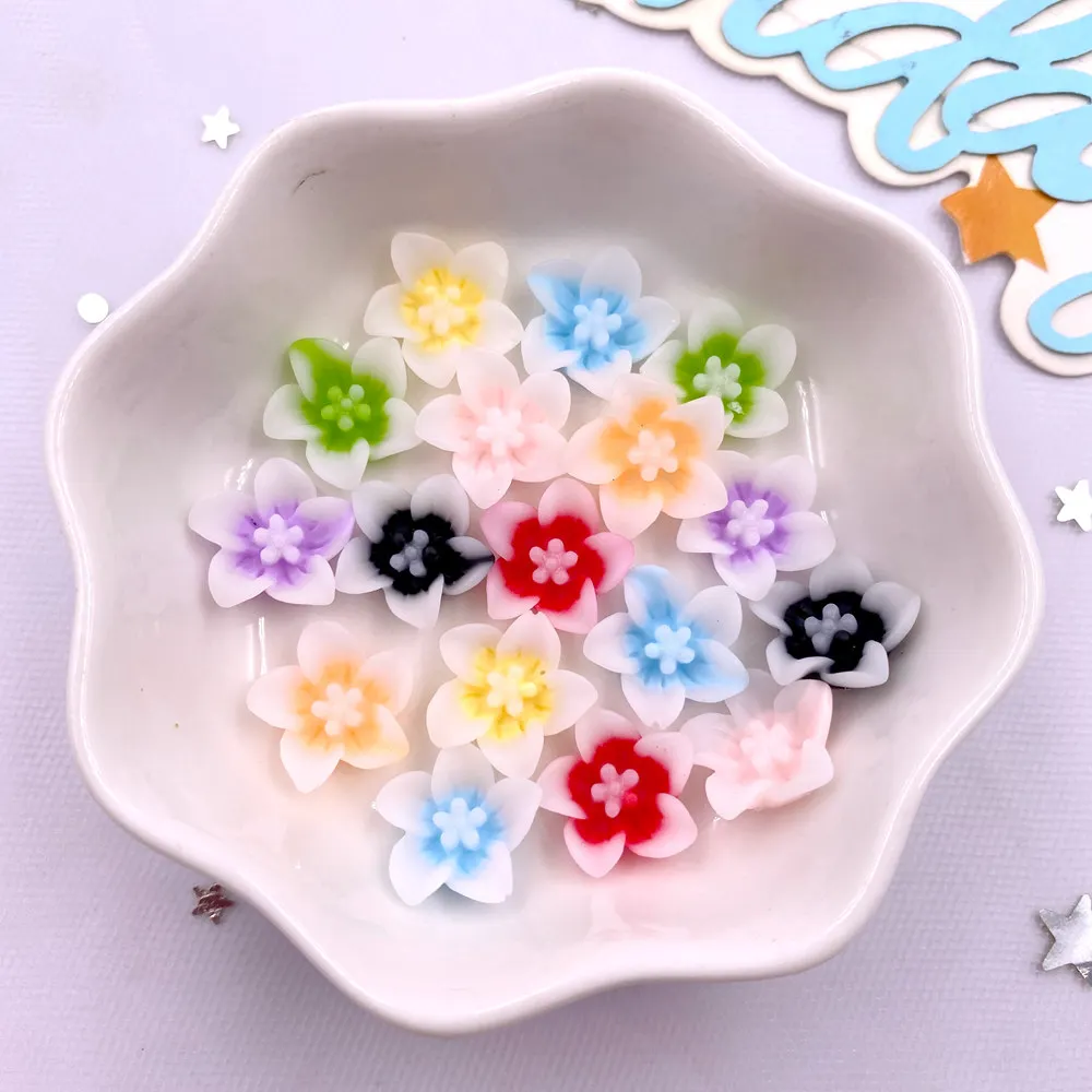 Paradise Jewelry & Watches Dolphin Mall - 50 buah Resin 13mm warna-warni 3D