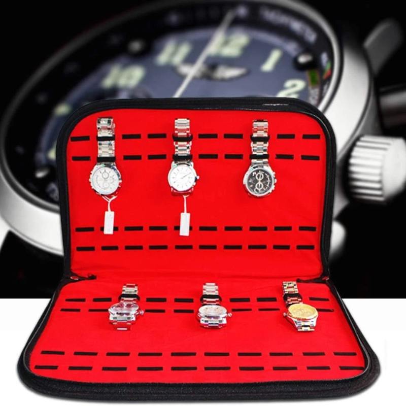 Jewelry Watches Box - Tas Penyimpanan Jam Tangan 20 Slot,
