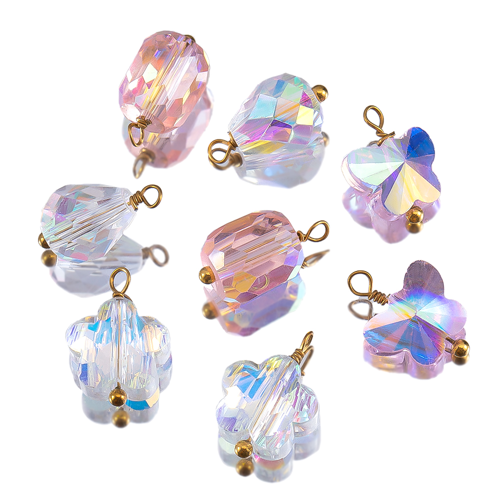 Butterfly Pendant Necklace - 10 Buah 2 Buah Kait Kawat