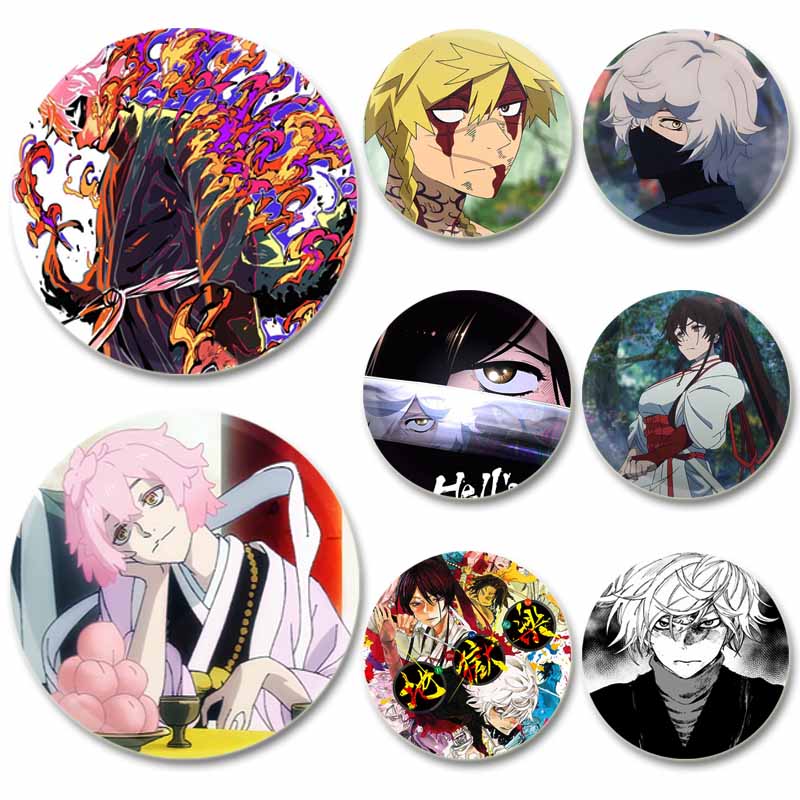 Paradise Jewelry & Watches Dolphin Mall - Hell's Paradise Yuzuriha fufuchi Anime lencana