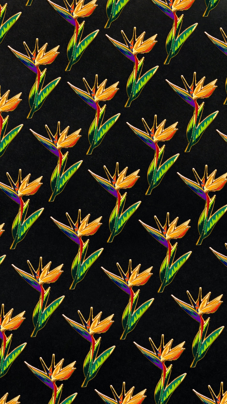 Pin Enamel Keras Tanaman Bird  - Paradise Jewelry & Watches Dolphin Mall ulasan dan harga