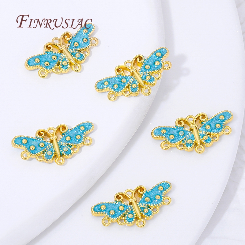 Liontin Kupu-kupu Berlapis Ema - Butterfly Pendant Necklace ulasan dan harga