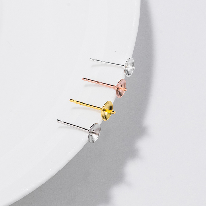 S925 anting perak murni pengat - Pearl Stud Earrings ulasan dan harga