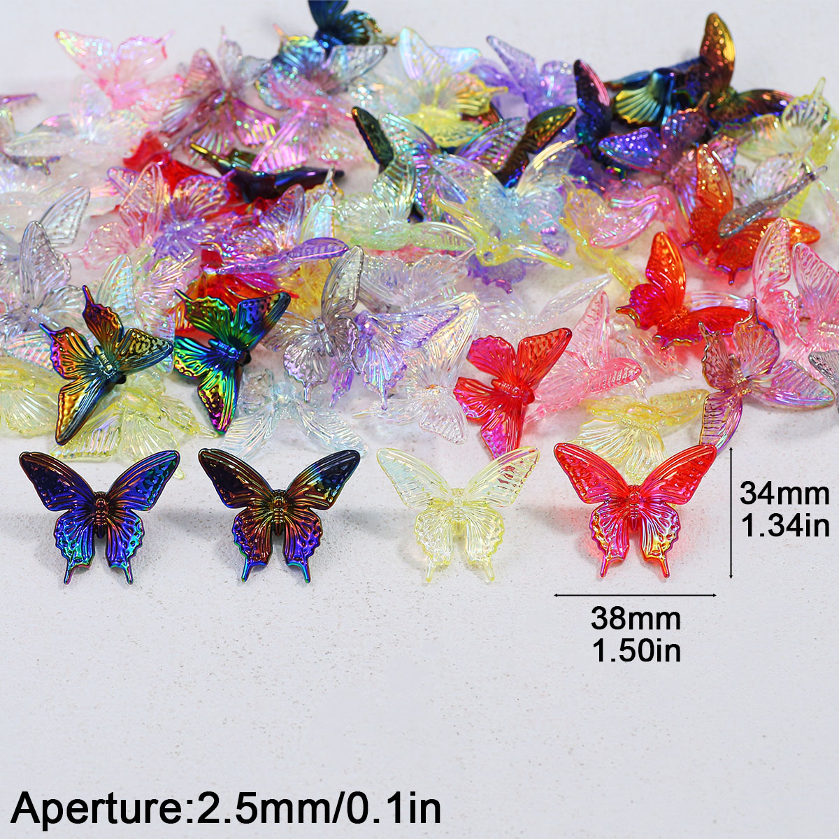 Aksesoris Kalung Liontin Manik - Butterfly Pendant Necklace ulasan dan harga