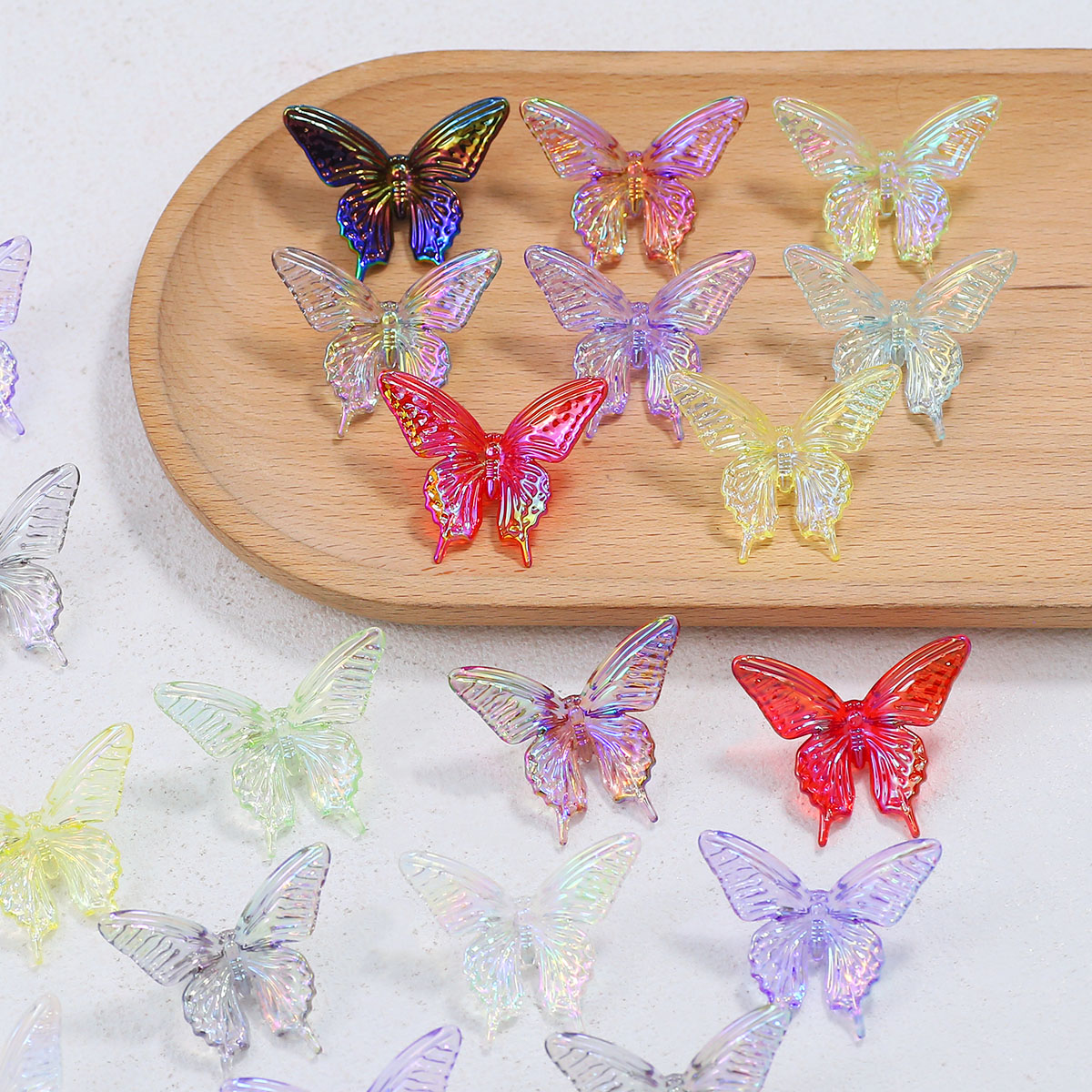 Aksesoris Kalung Liontin Manik - Butterfly Pendant Necklace ulasan dan harga