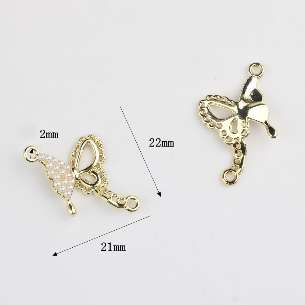 10 buah liontin bentuk kupu-ku - Butterfly Pendant Necklace ulasan dan harga