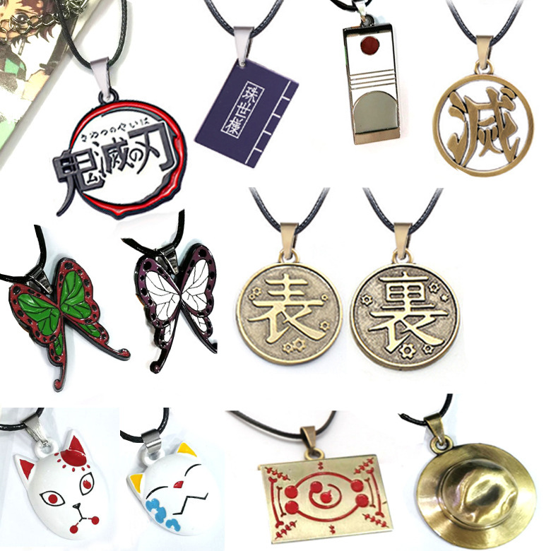 Kalung Liontin Anime Demon Sla - Butterfly Pendant Necklace ulasan dan harga