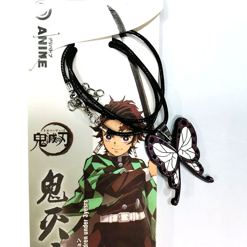 Kalung Liontin Anime Demon Sla - Butterfly Pendant Necklace ulasan dan harga