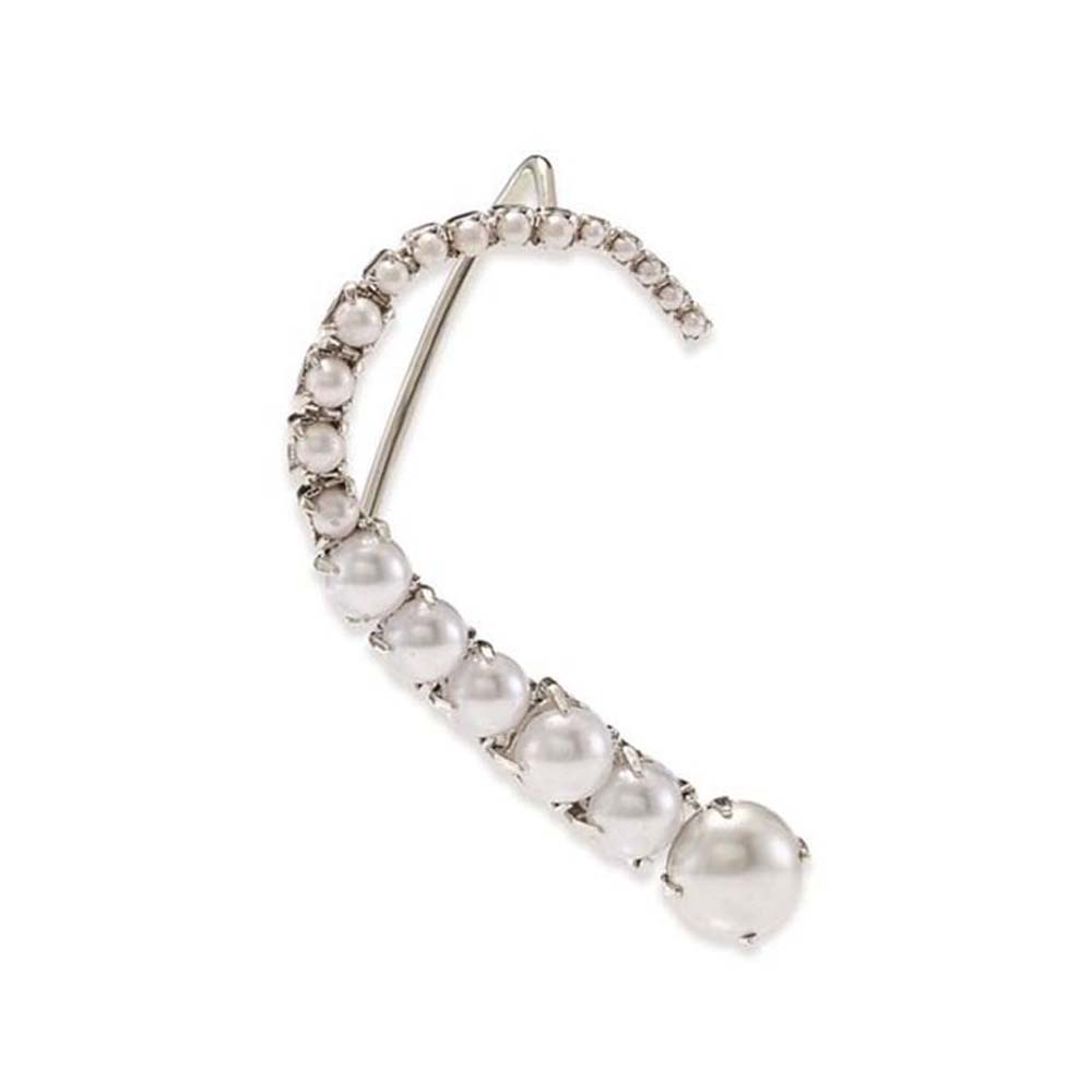 Stonefans klip telinga mutiara - Pearl Stud Earrings ulasan dan harga