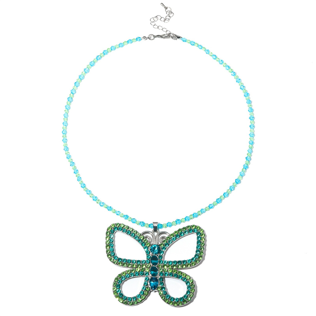 Tiba-tiba 30 Jenna Kalung Lion - Butterfly Pendant Necklace ulasan dan harga