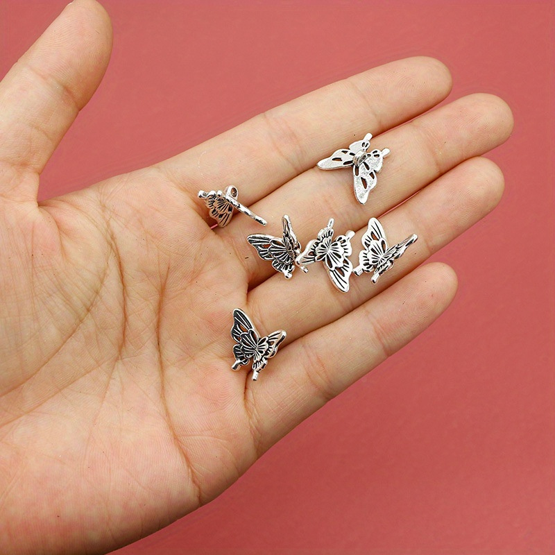 10 buah Aksesori kupu-kupu per - Butterfly Pendant Necklace ulasan dan harga