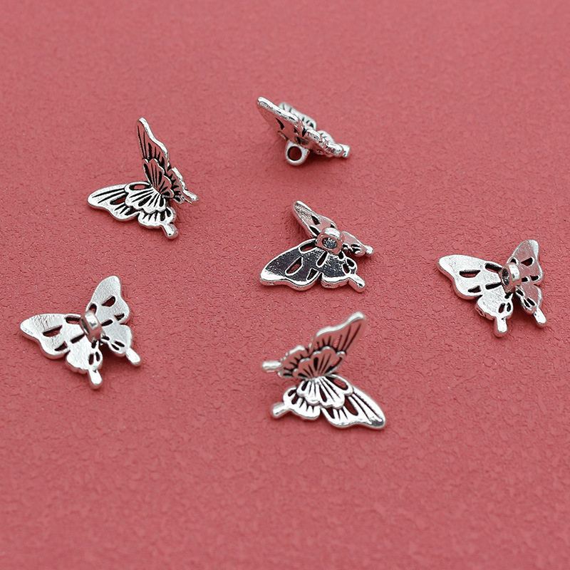 10 buah Aksesori kupu-kupu per - Butterfly Pendant Necklace ulasan dan harga