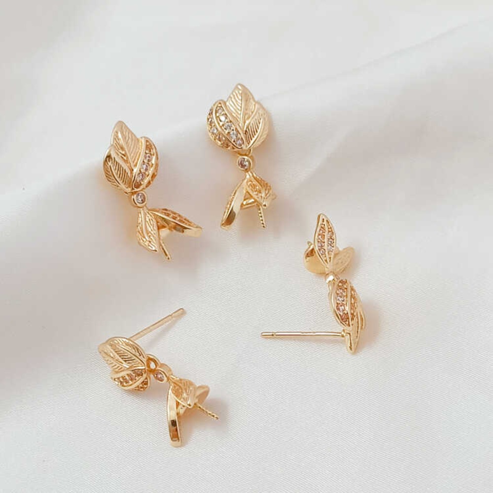 Anting Tusuk Perak 925 dengan  - Pearl Stud Earrings ulasan dan harga