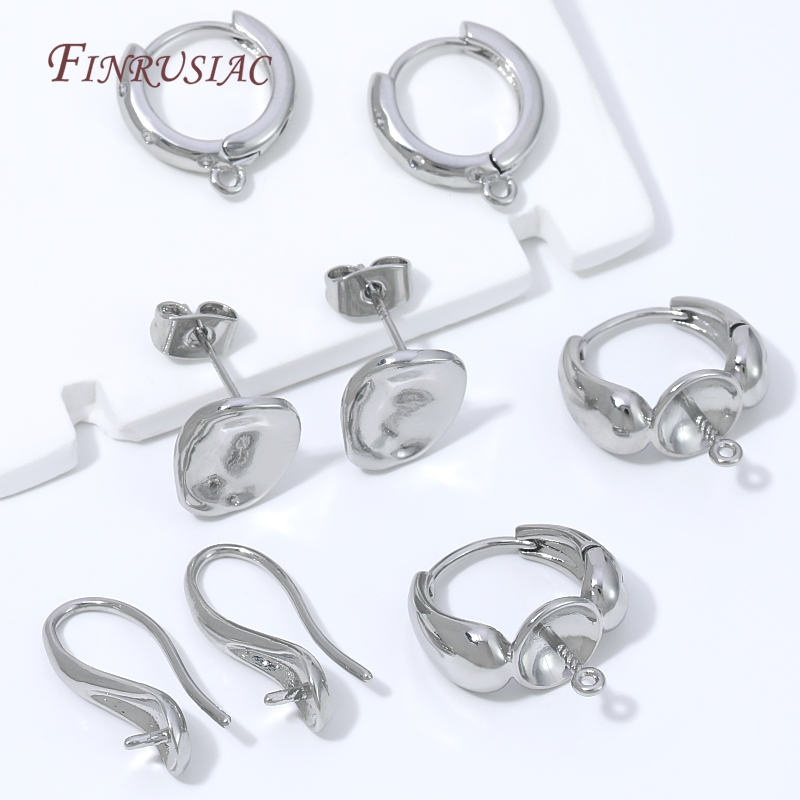 Kancing Anting Huggie Berlapis - Pearl Stud Earrings ulasan dan harga