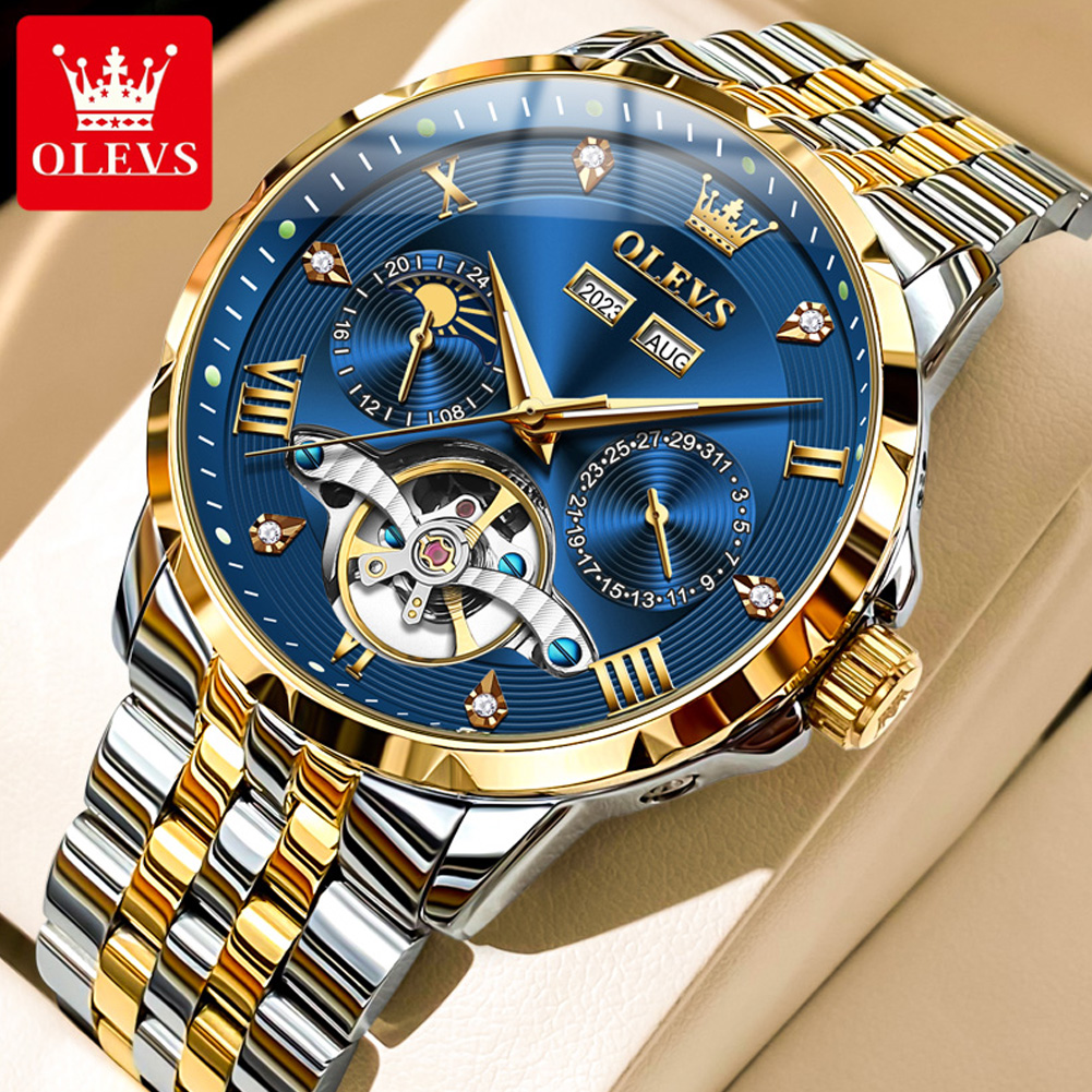 OLEVS 6691 Jam Tangan Pria Jam - Rolex Watch Daytona ulasan dan harga