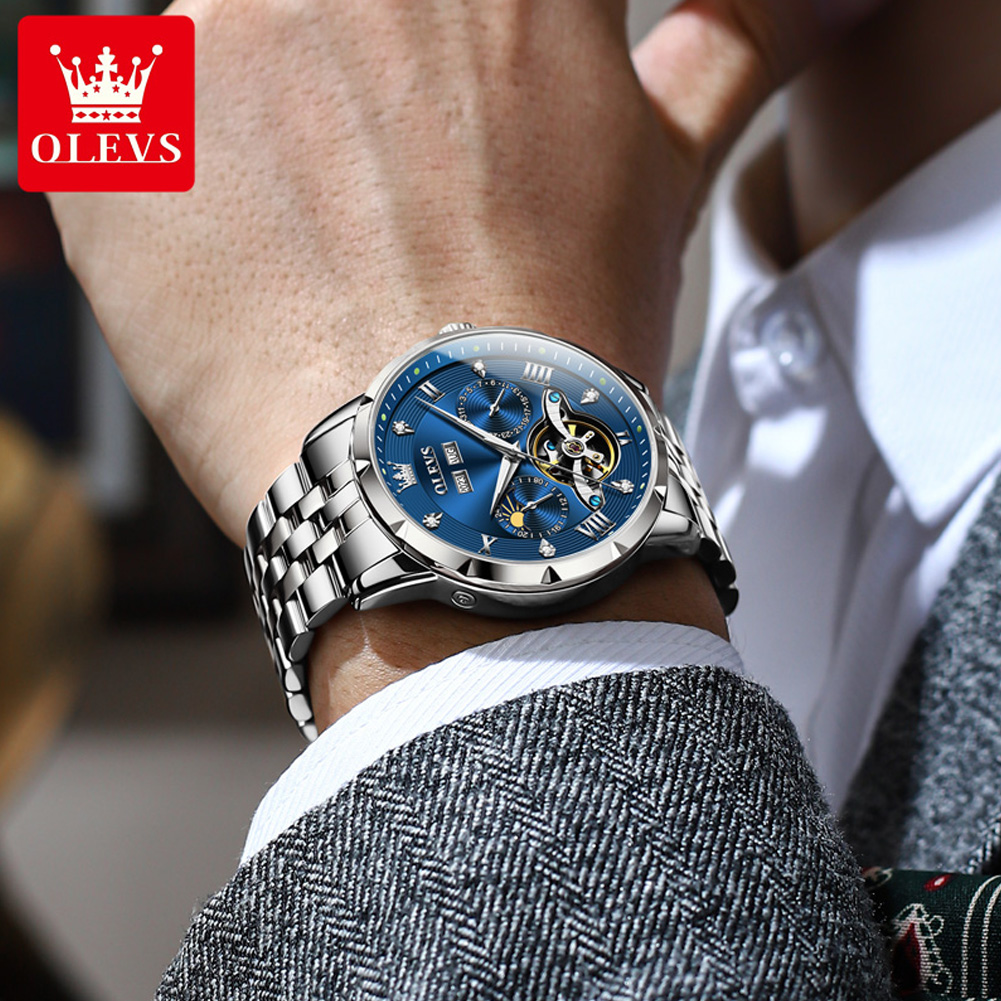 OLEVS 6691 Jam Tangan Pria Jam - Rolex Watch Daytona ulasan dan harga