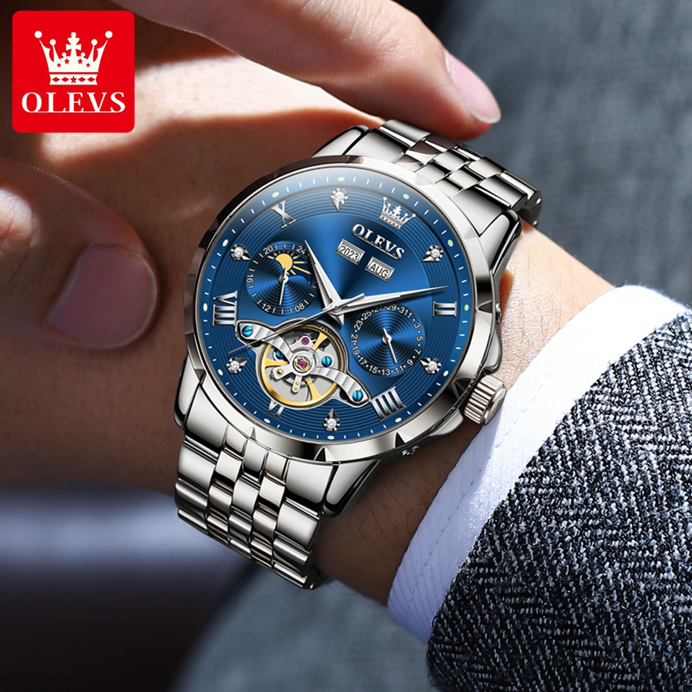 OLEVS 6691 Jam Tangan Pria Jam - Rolex Watch Daytona ulasan dan harga