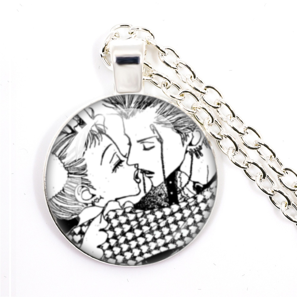 Kalung Liontin Kaca Cabochon K - Paradise Jewelry & Watches Dolphin Mall ulasan dan harga