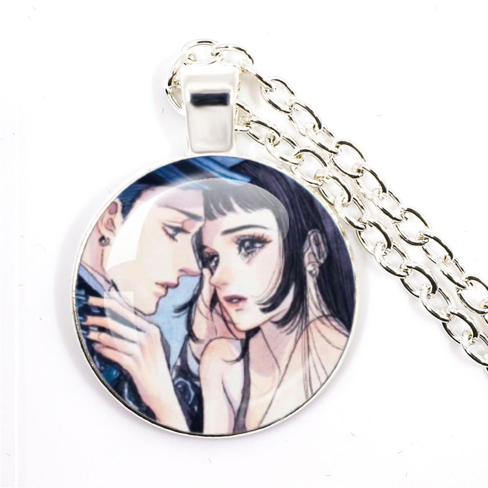 Kalung Liontin Kaca Cabochon K - Paradise Jewelry & Watches Dolphin Mall ulasan dan harga