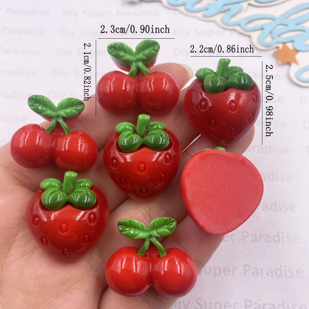8PCS Resin Kawaii Warna-warni  - Paradise Jewelry & Watches Dolphin Mall ulasan dan harga