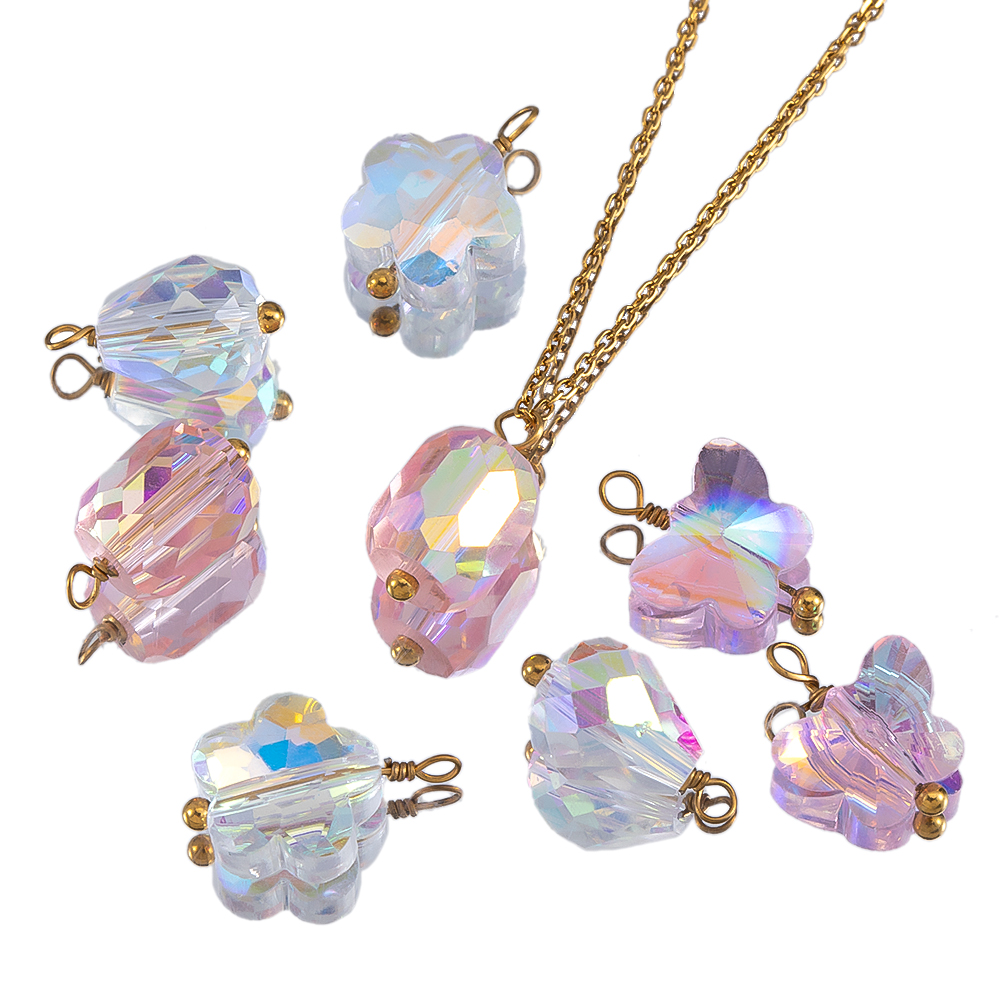 10 Buah 2 Buah Kait Kawat Loga - Butterfly Pendant Necklace ulasan dan harga