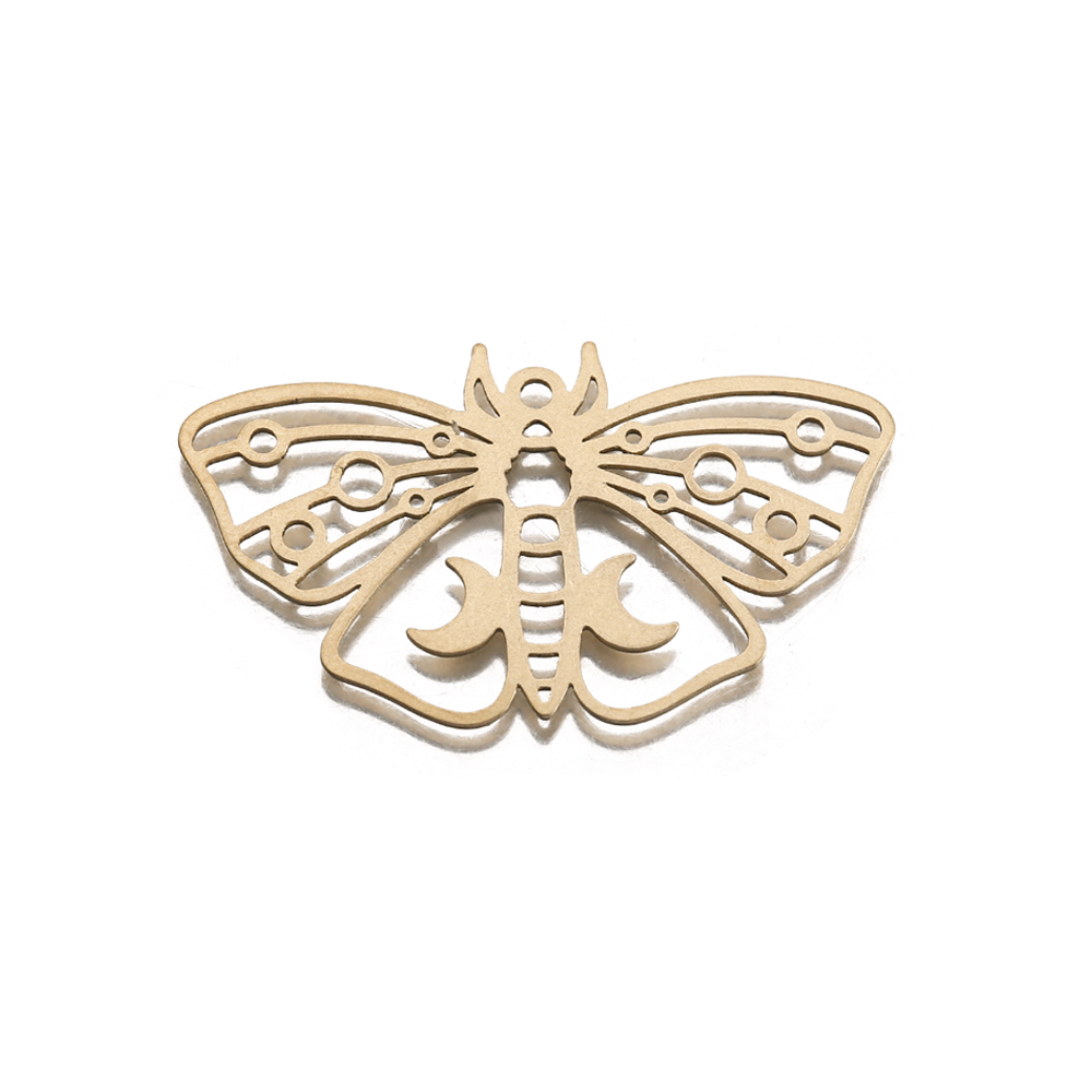 Kuningan Murni Jimat Ngengat K - Butterfly Pendant Necklace ulasan dan harga