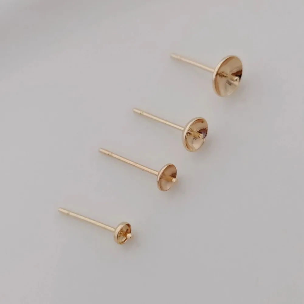 Aksesori Manik-manik Berlapis  - Pearl Stud Earrings ulasan dan harga