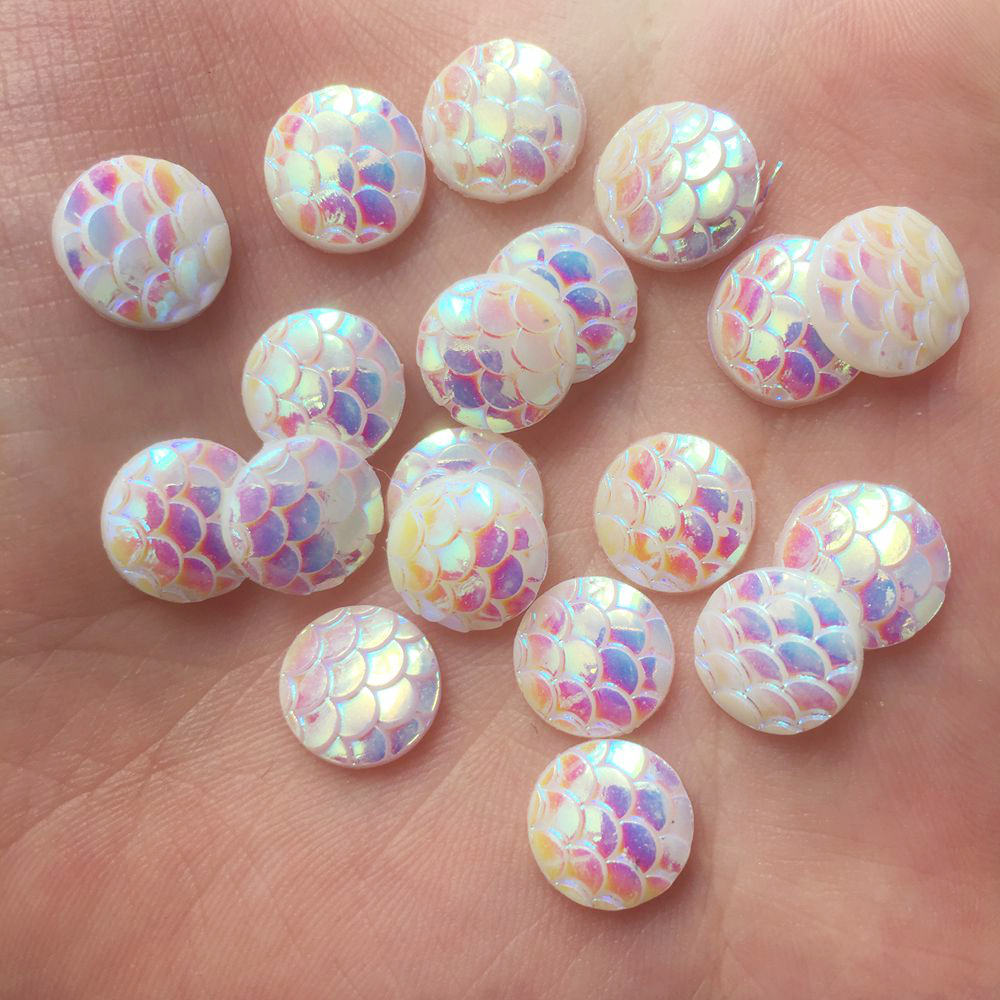 Shiny 100Pcs AB Resin 10mm Bul - Paradise Jewelry & Watches Dolphin Mall ulasan dan harga