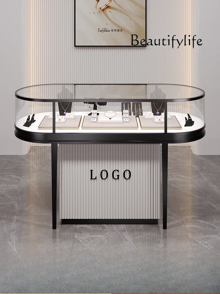 Lemari pajang perhiasan oval d - Jewelry Y Watches ulasan dan harga