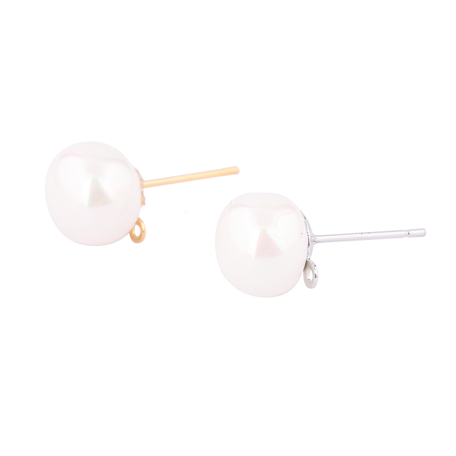 10 Buah Kancing Pos Anting Mut - Pearl Stud Earrings ulasan dan harga