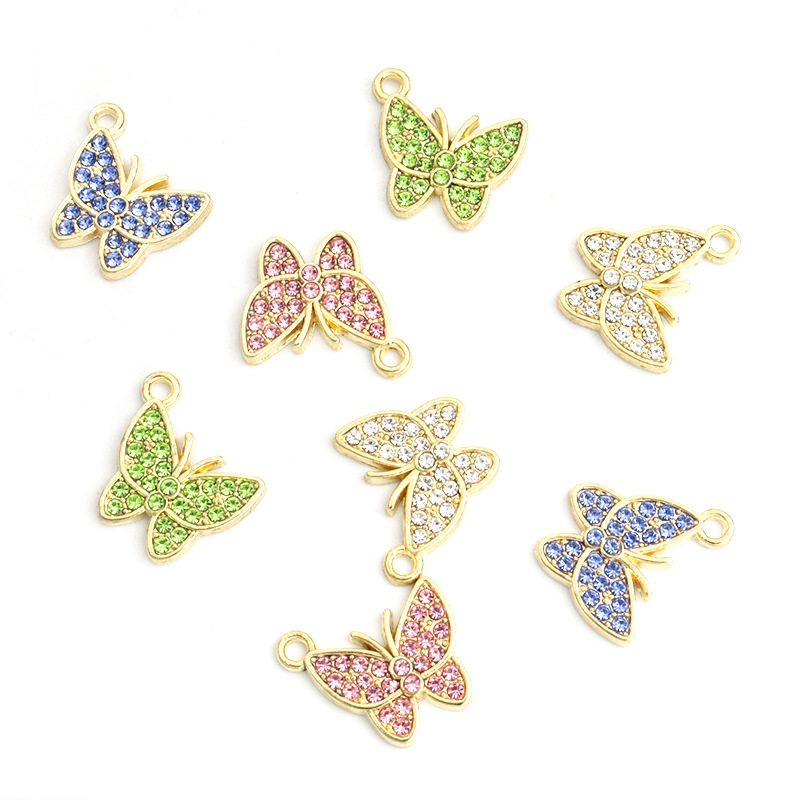 100 Buah/Lot Liontin Kupu-kupu - Butterfly Pendant Necklace ulasan dan harga